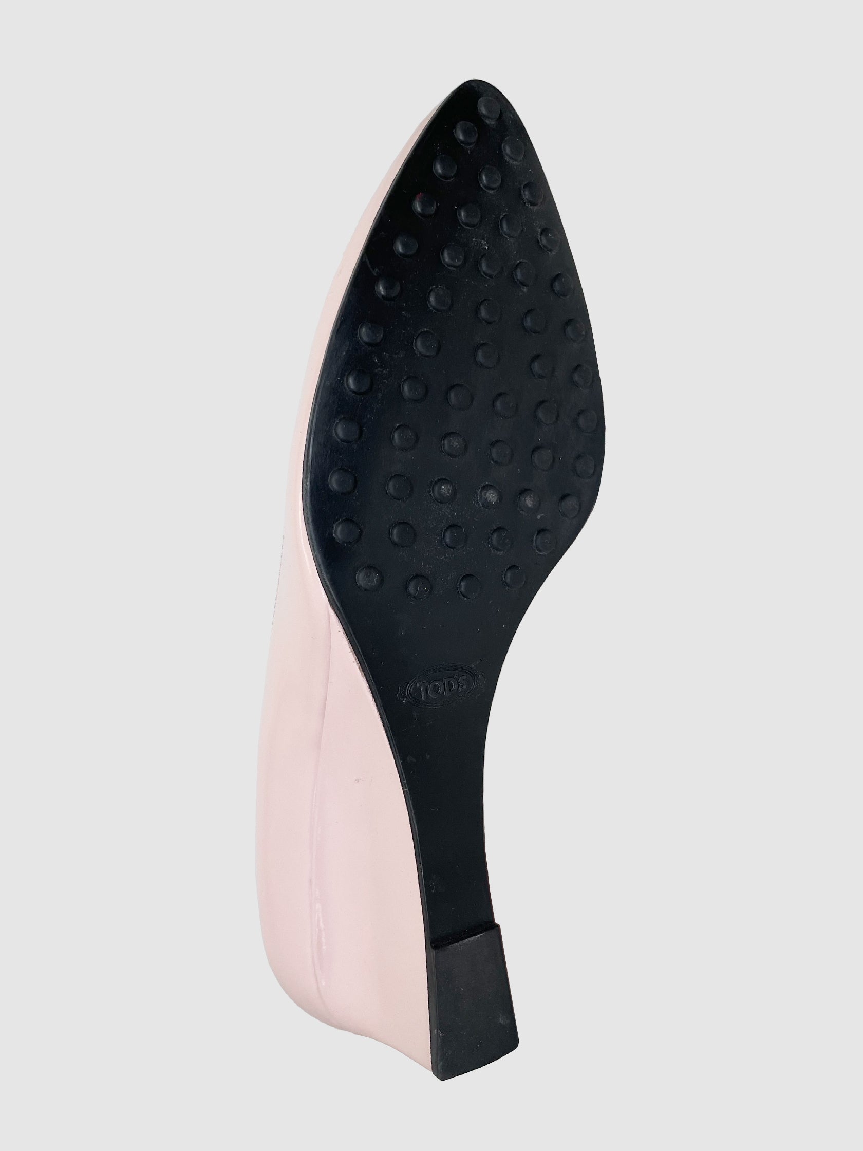 Tod's Patent Leather Wedges - Size 38.5