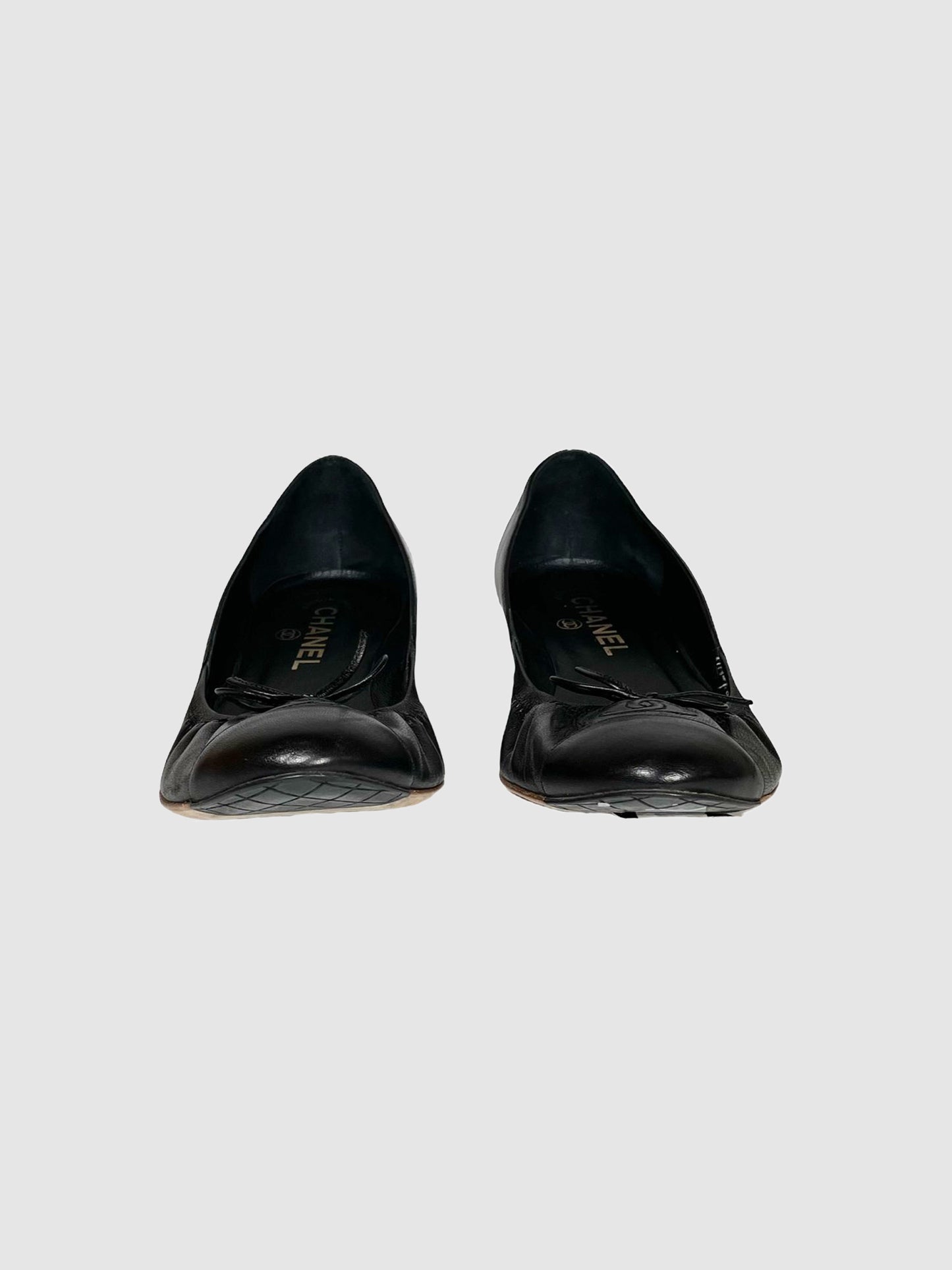 Chanel Scrunchie Ballerina Flats - Size 7.5