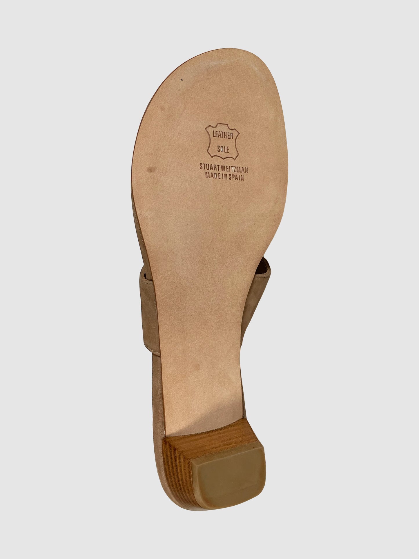 Stuart Weitzman Suede Rosette Sandals - Size 10