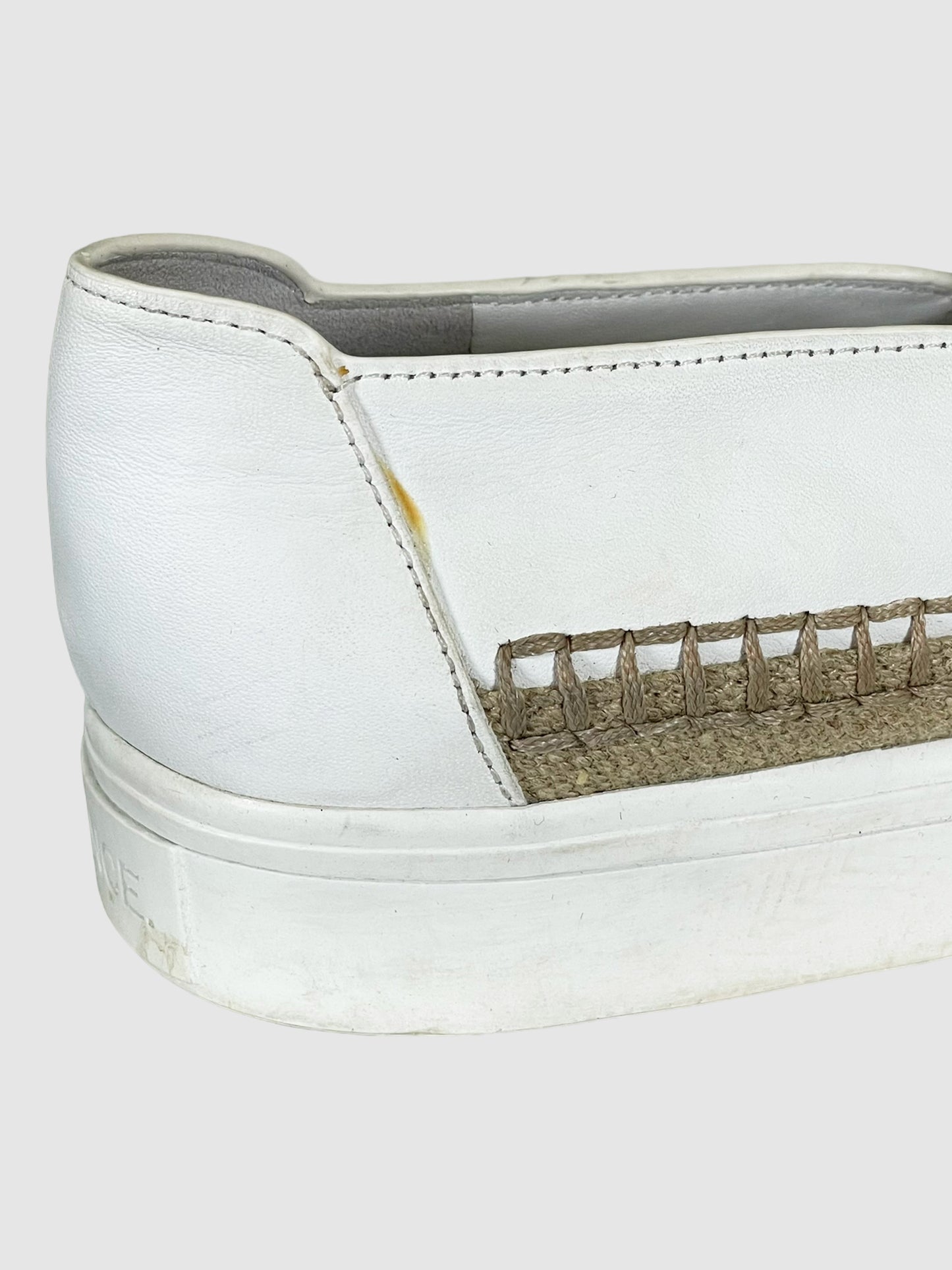 Vince Leather Slip-on Sneakers - Size 38