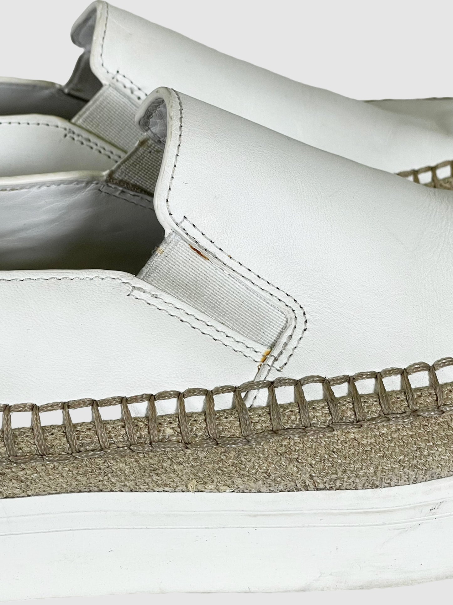 Vince Leather Slip-on Sneakers - Size 38