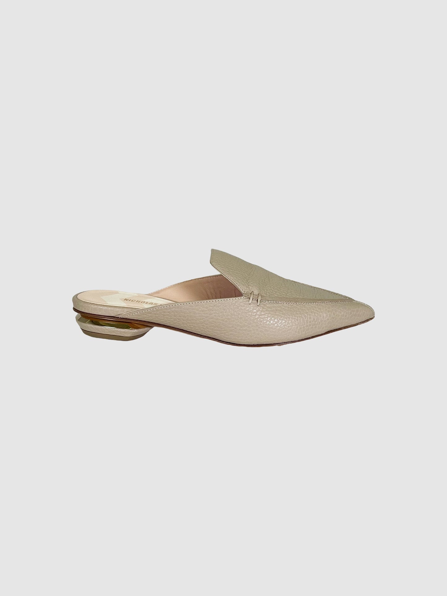 Nicholas Kirkwood Leather Mules - Size 35.5