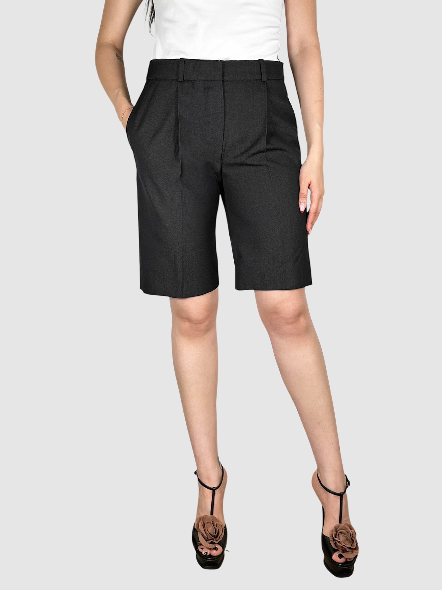 Pleated City Shorts