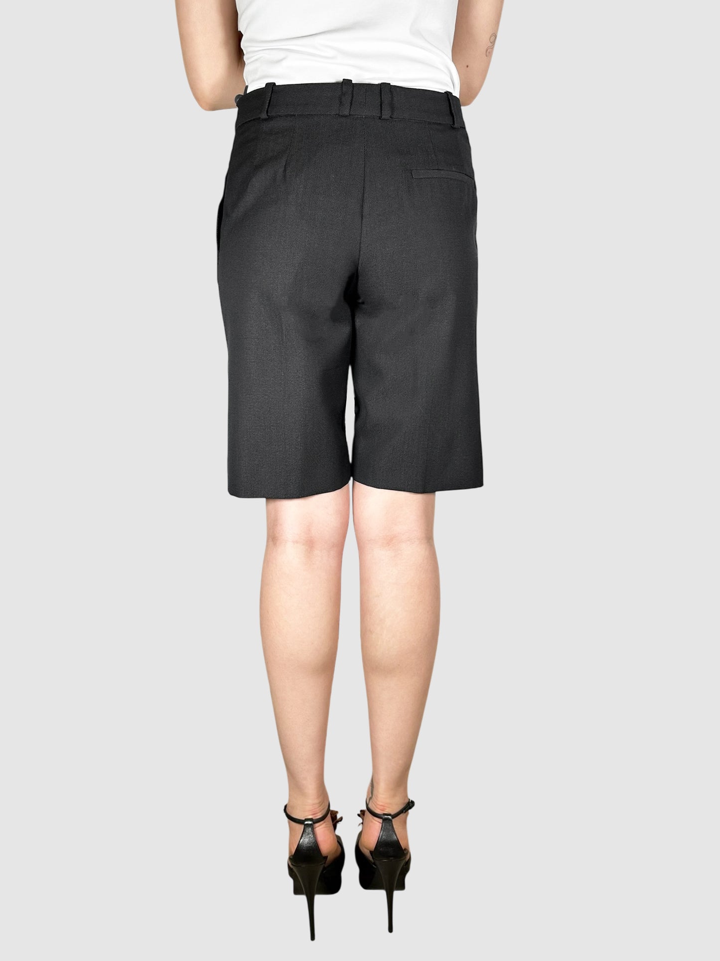 Pleated City Shorts