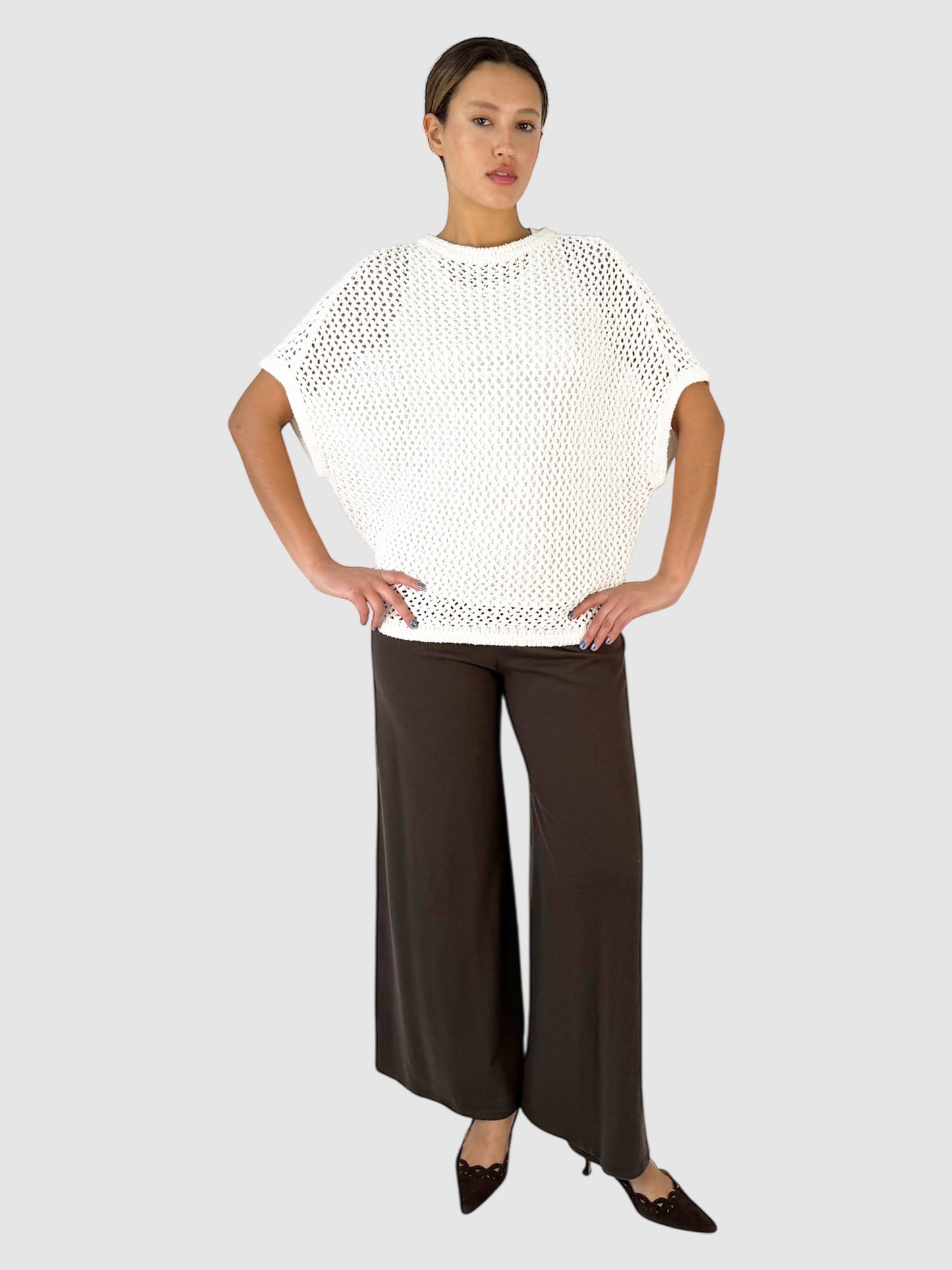 Knit Sequinned Top