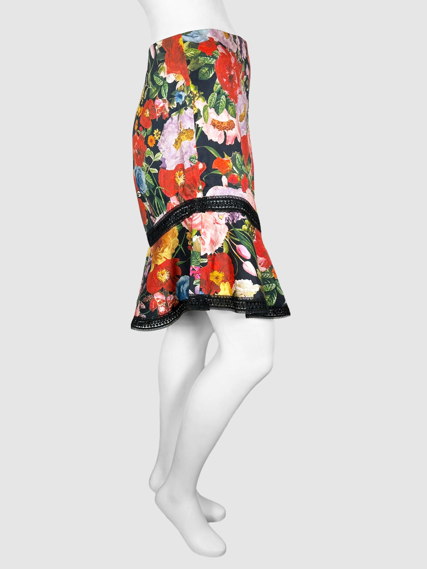 Alice + Olivia Floral Print Mini Skirt - Size 6