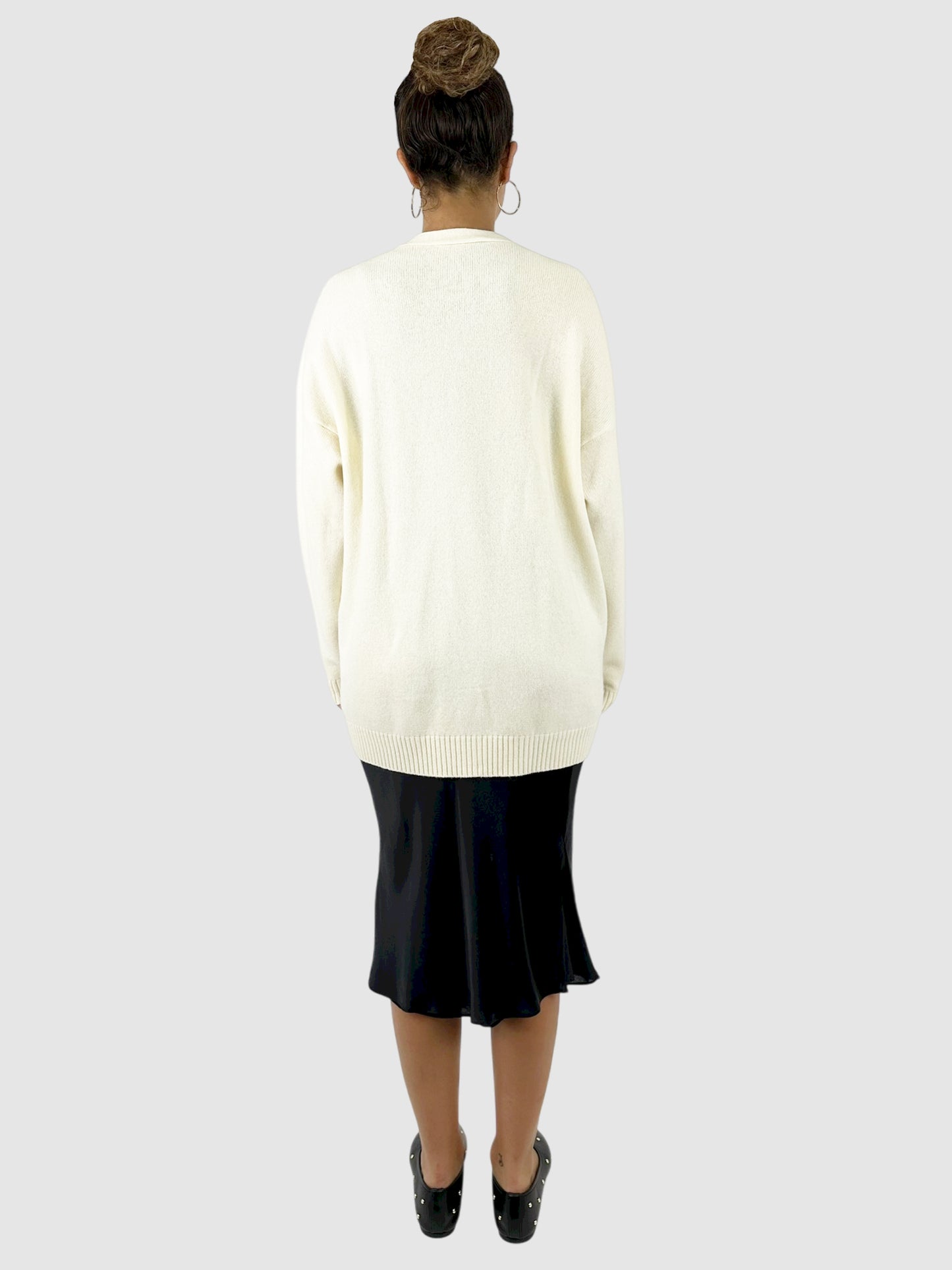 Wool Flower Cardigan