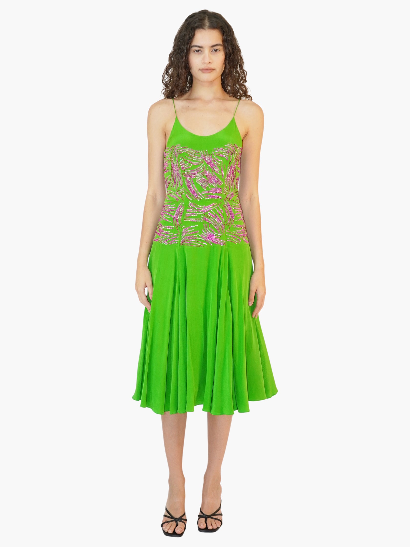 NICOLE MILLER Beaded Midi Dress – Second Nature Boutique