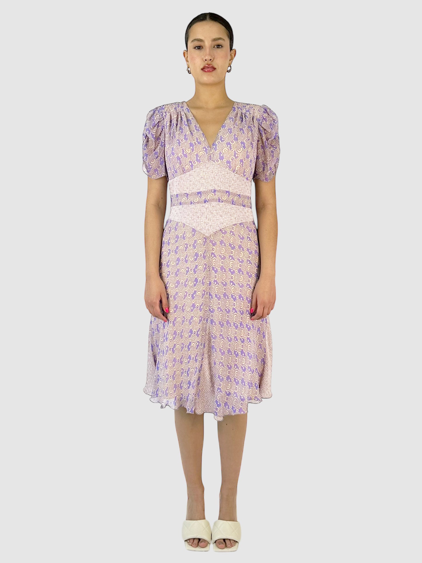 Silk Printed Dress