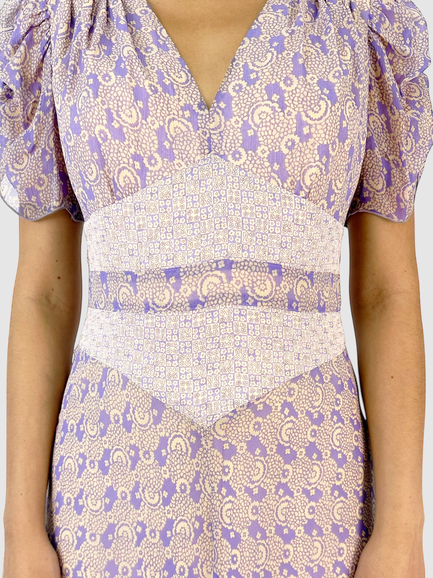 Silk Printed Dress