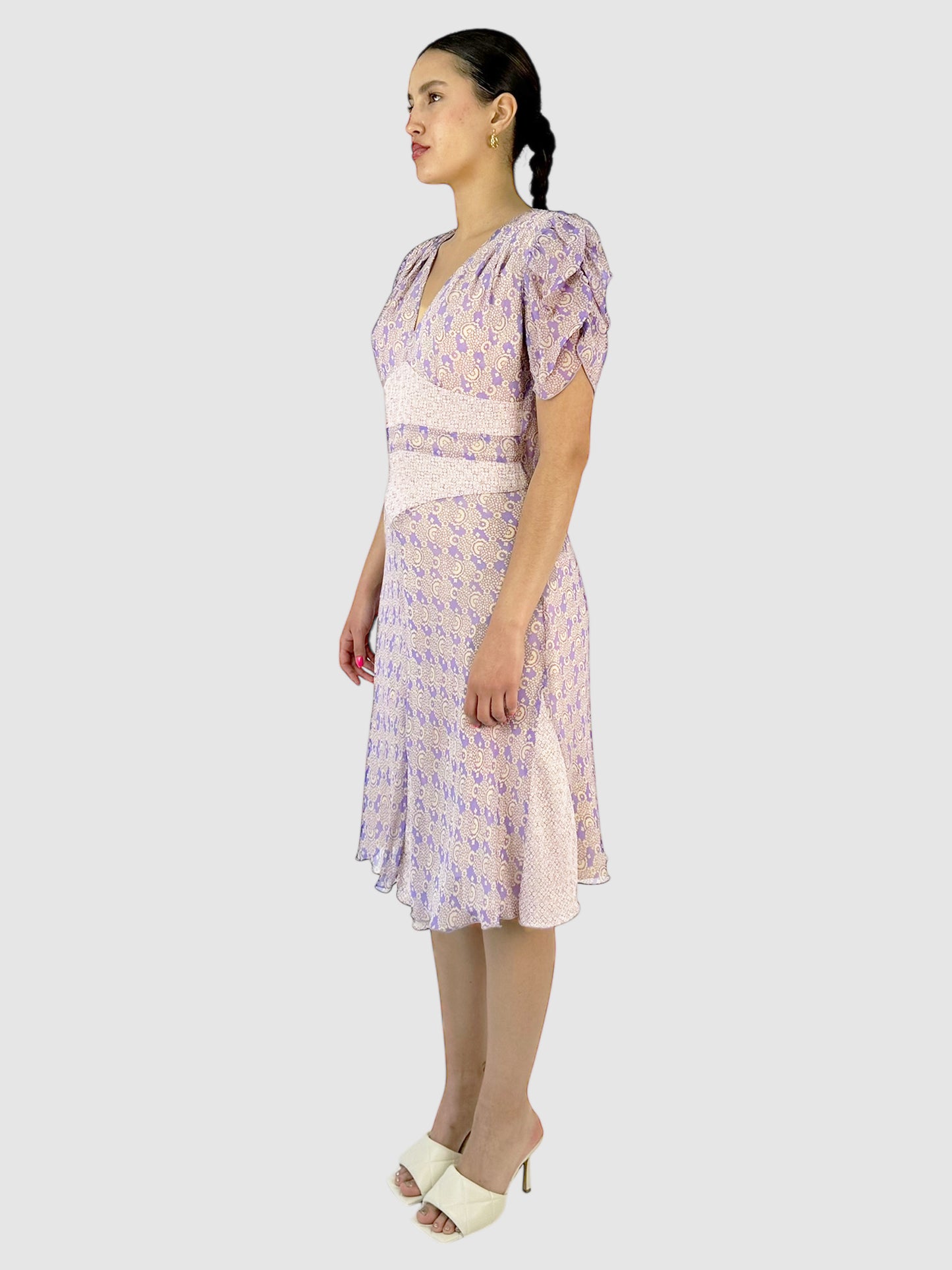 Silk Printed Dress