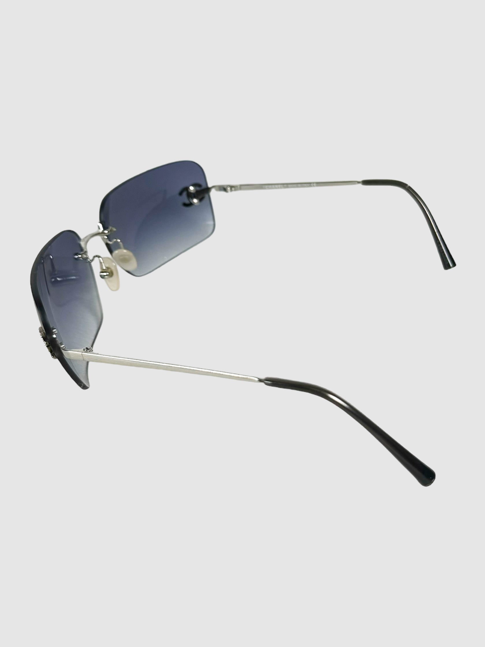 Tinted Rectangular Sunglasses