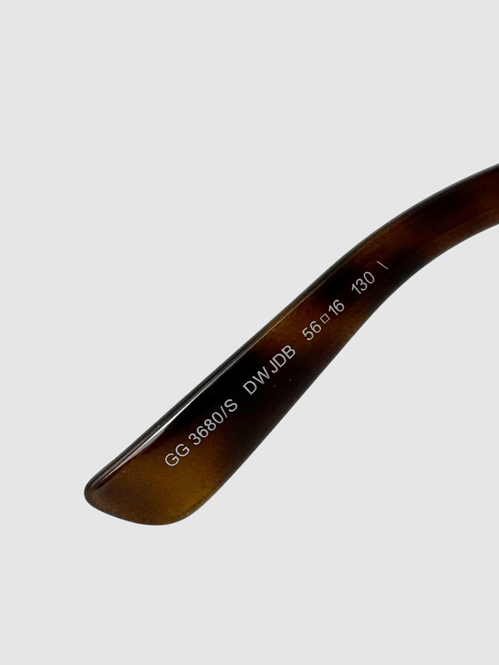 Tortoiseshell Semi-Cat Eye Sunglasses