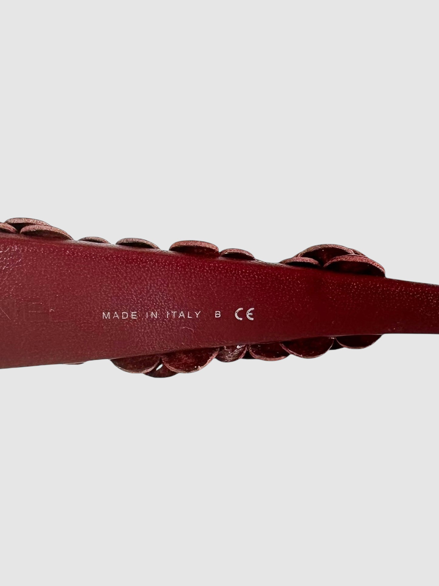 Leather Camelia Sunglasses