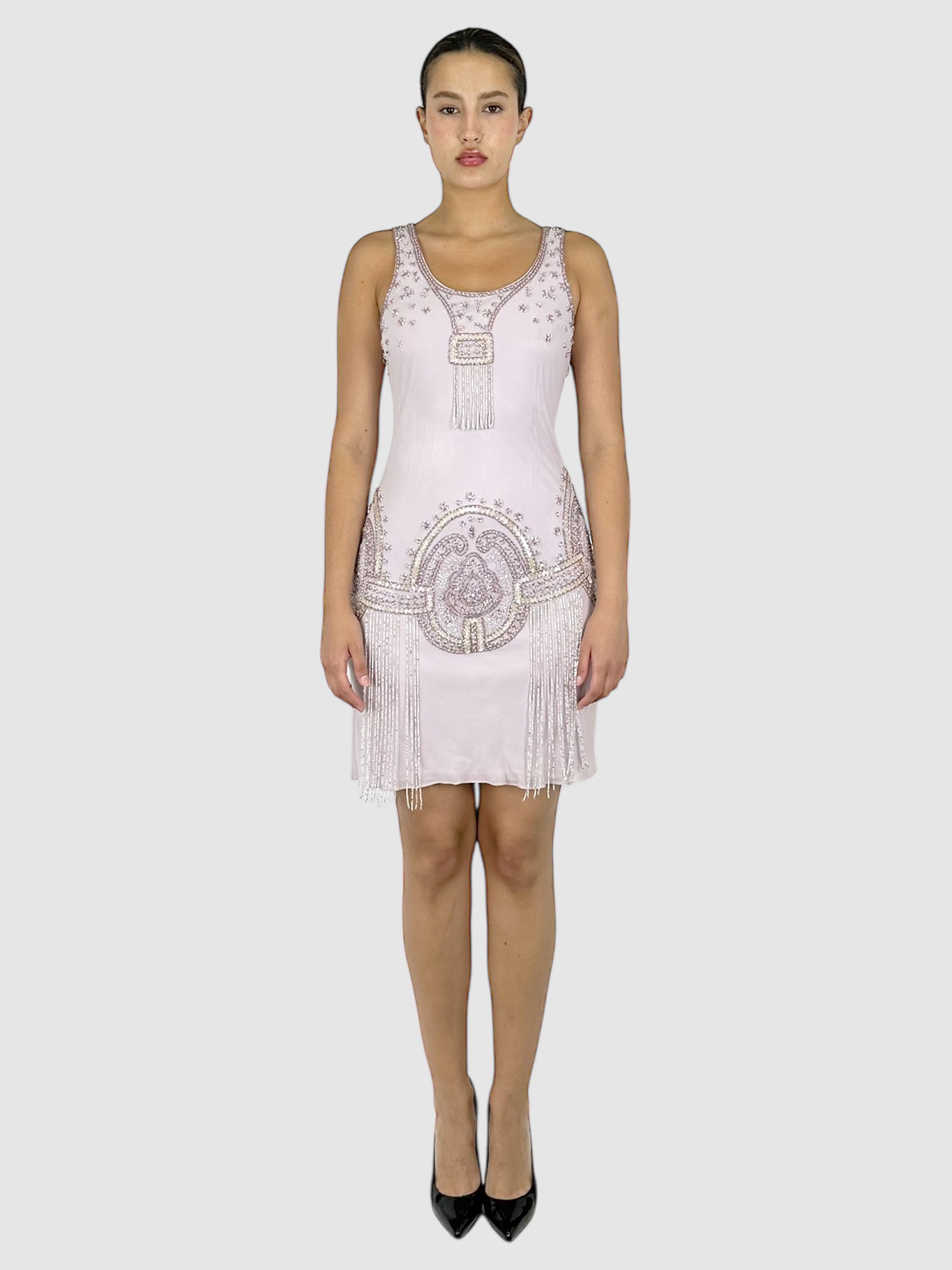 SUE WONG Beaded Mini Dress – Second Nature Boutique