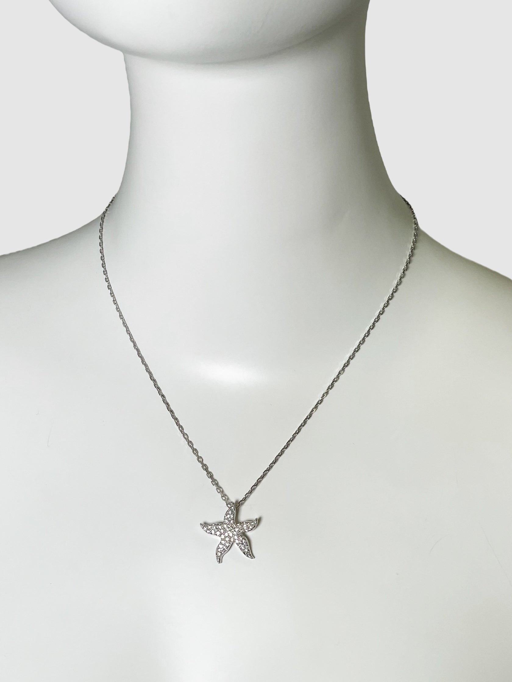 Swarovski Starfish Earrings and Necklace Set