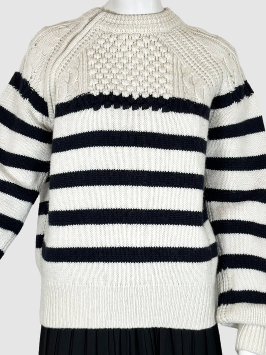 Wool Stripe Sweater - Size S