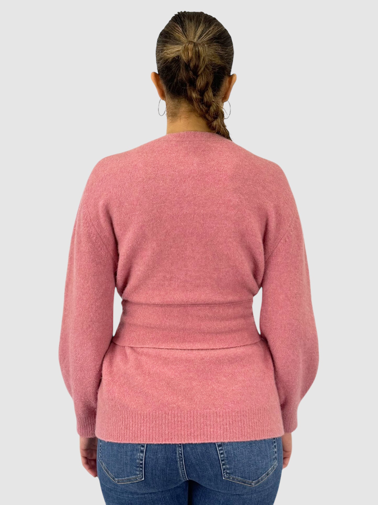 Wool Belted Cardigan