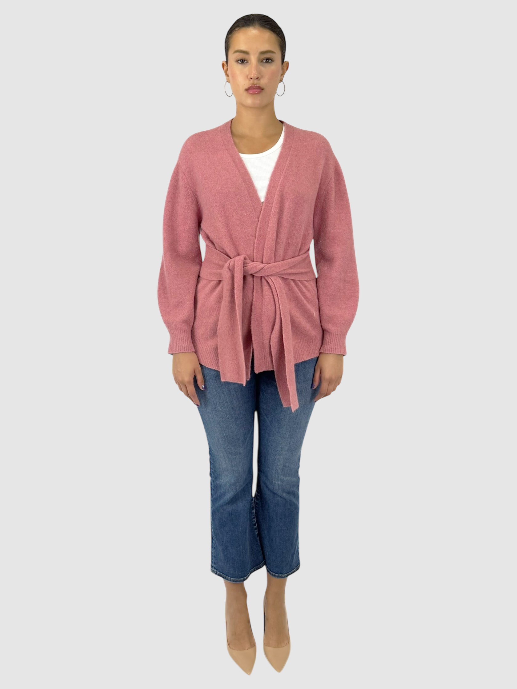 Wool Belted Cardigan