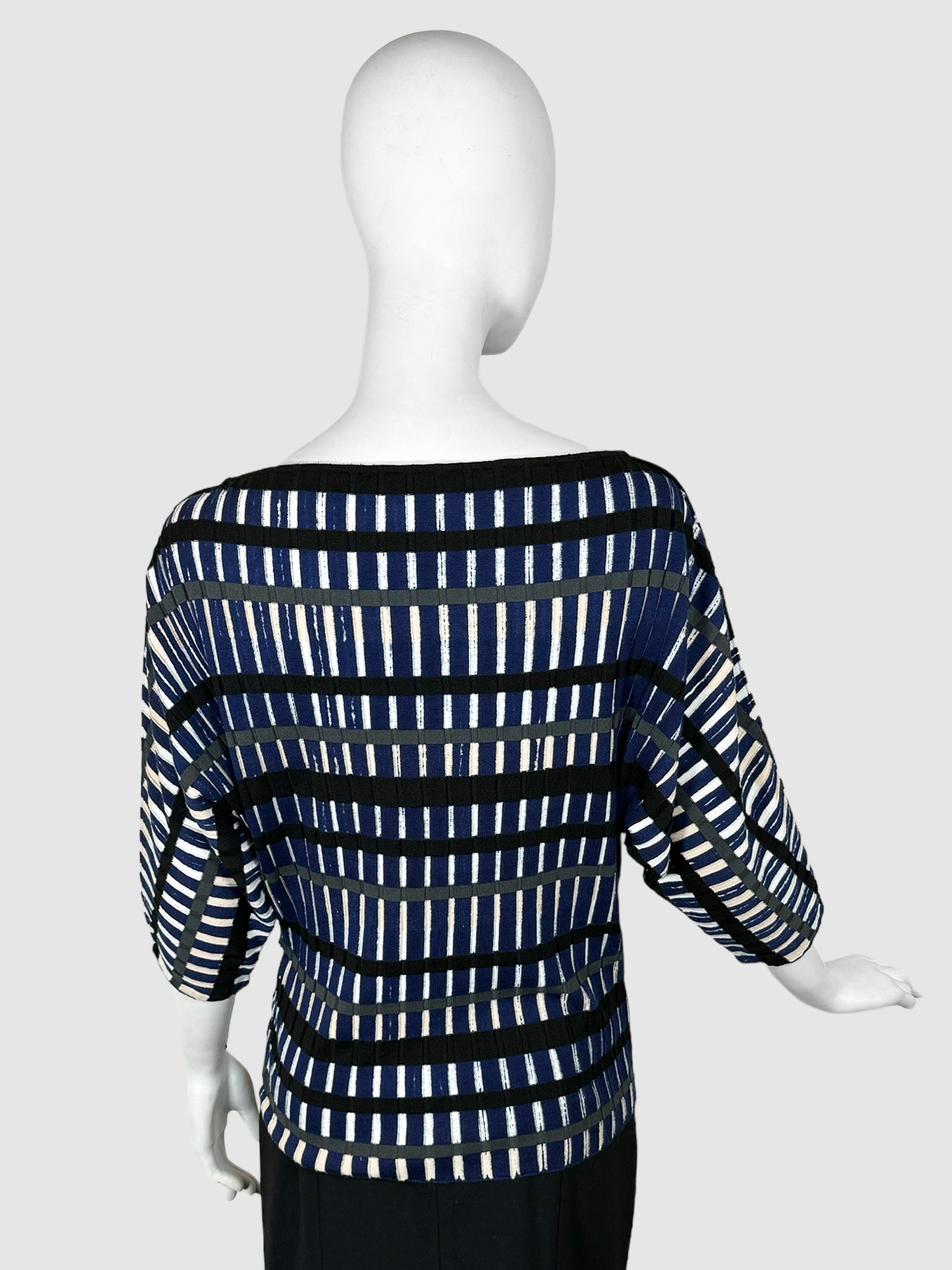 Striped Wool Sweater - Size 38