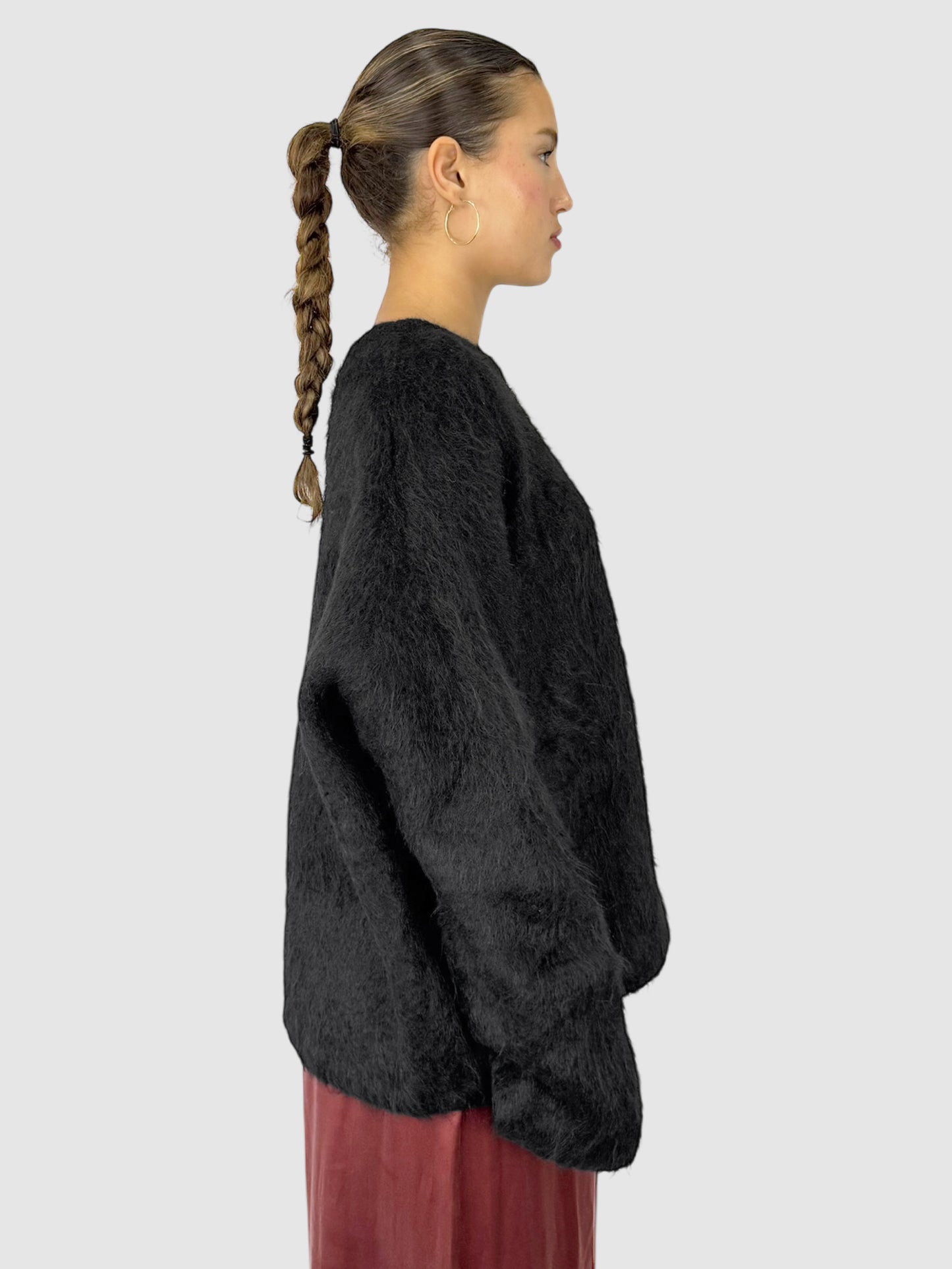 Boxy Alpaca Sweater