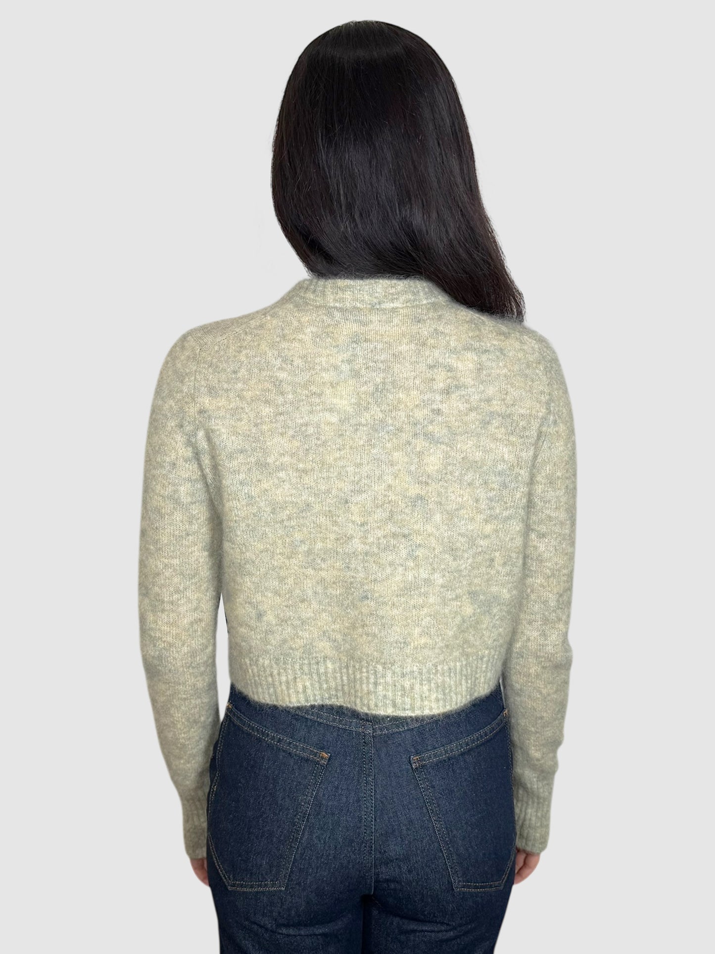 Mohair Cropped Cardigan