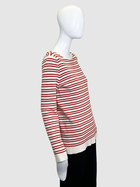Stripe Long Sleeve Top - Size L