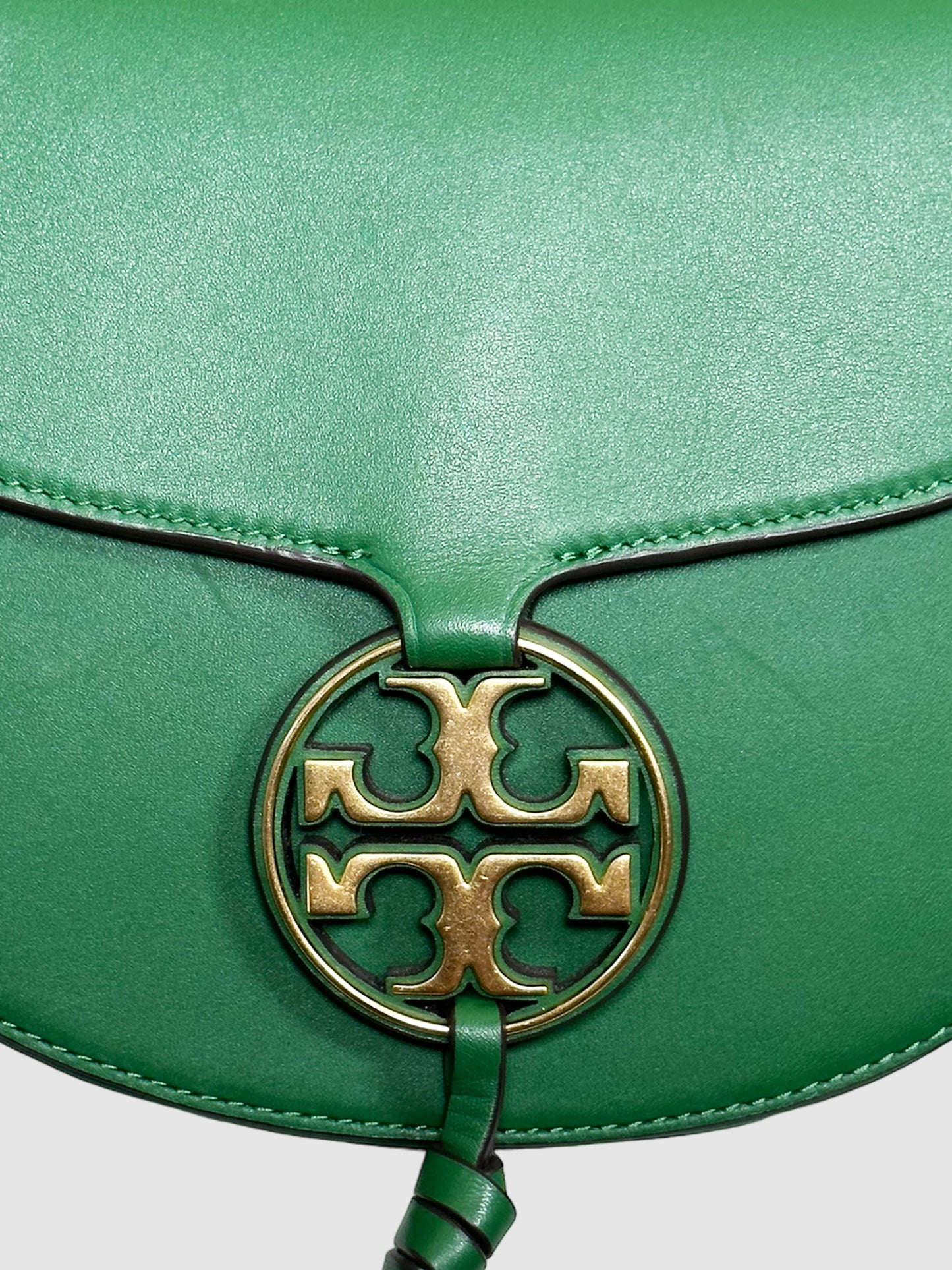 Tory Burch Miller Metal Logo Leather Crossbody Bag