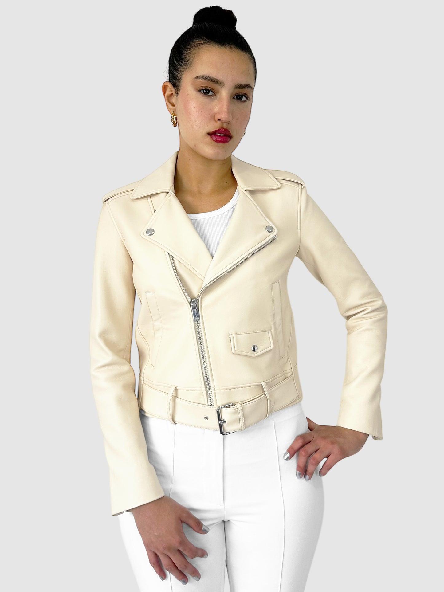 Nappa Biker Jacket - Size S