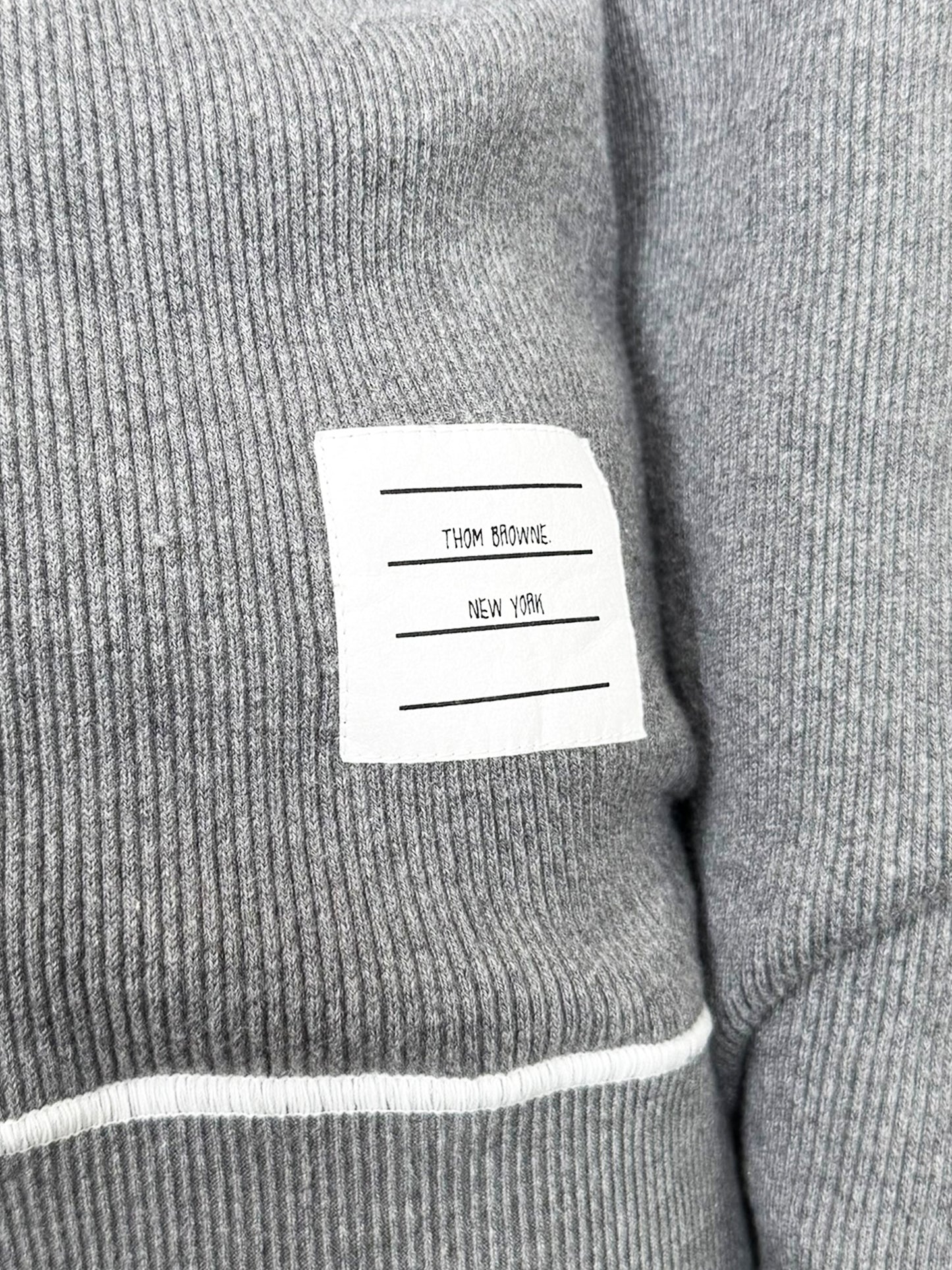 Contrast Crewneck Sweater - Size 42