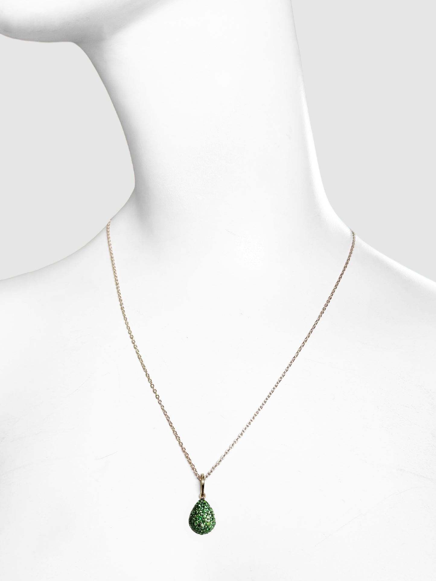 Tsavorite 14K Gold Necklace