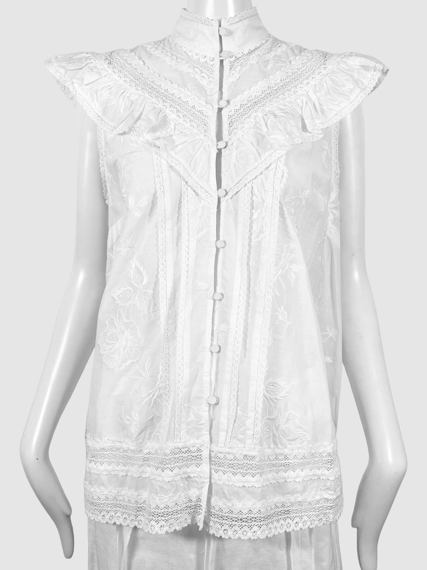 Tulsi Lace Sleeveless Top - Size 2