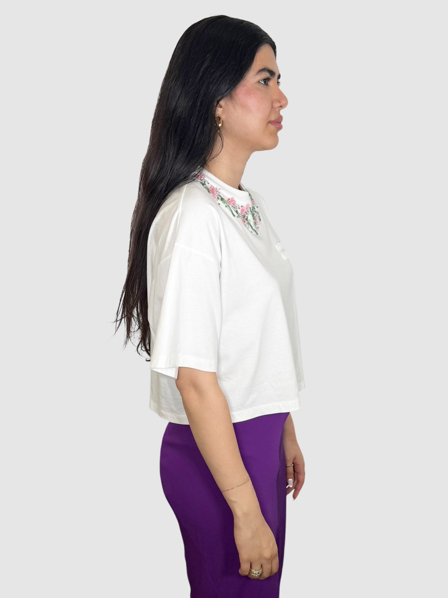 Beaded Flower Top