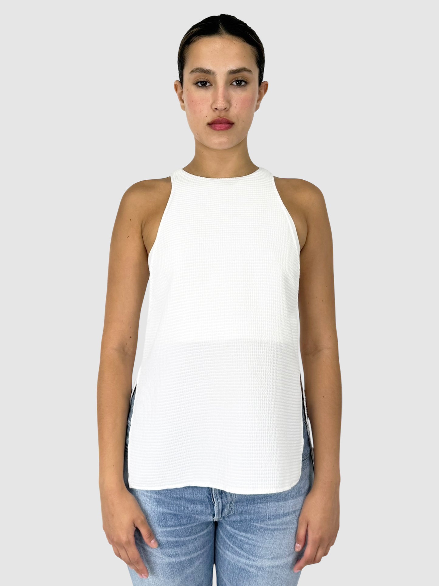 Textured Sleeveless Top
