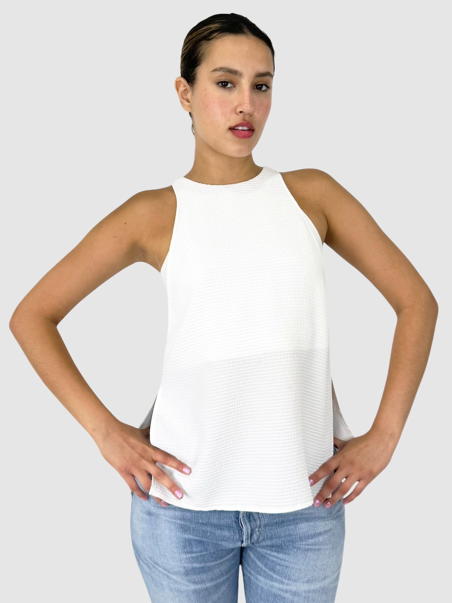 Textured Sleeveless Top