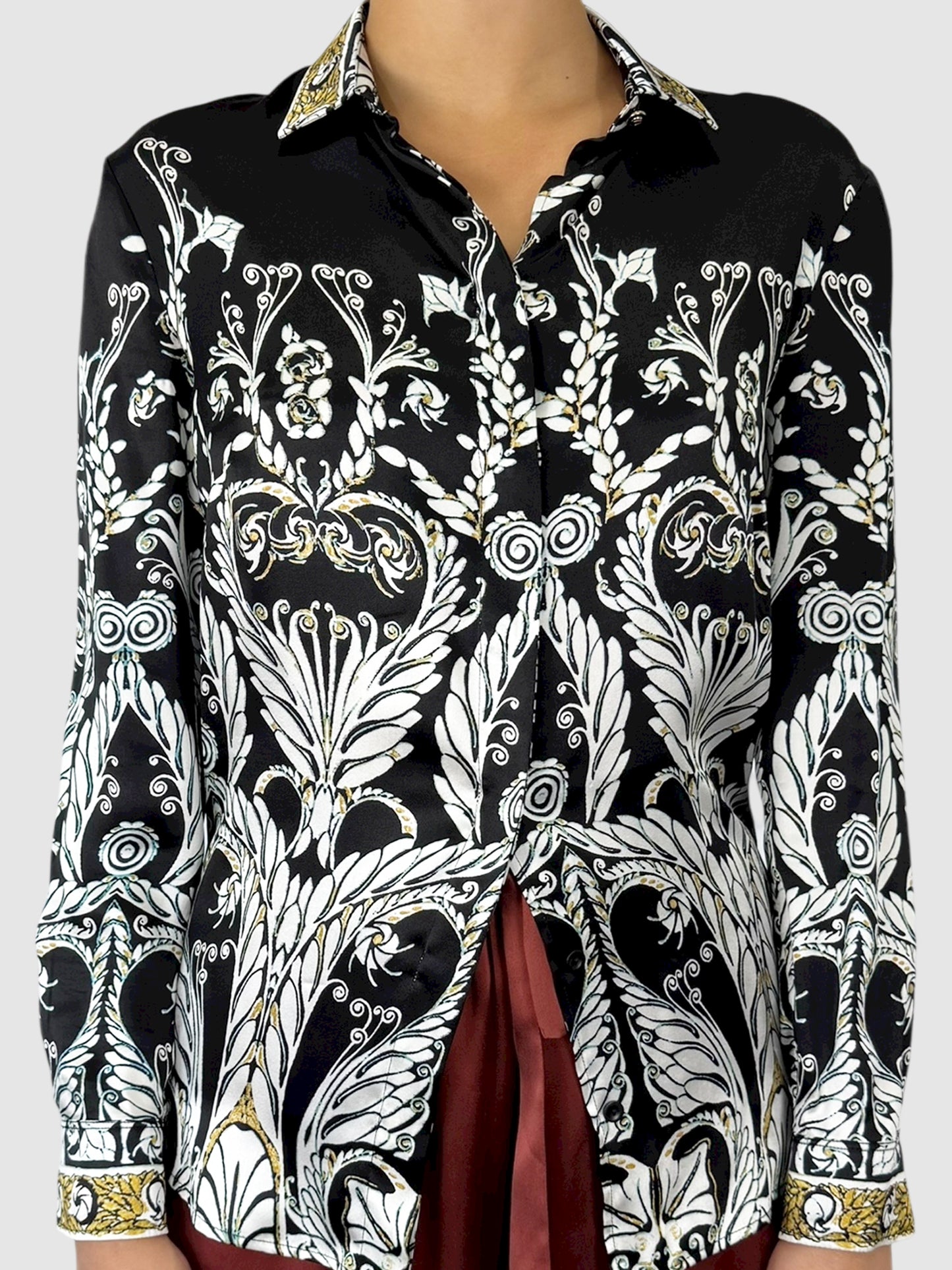 Printed Silk Top