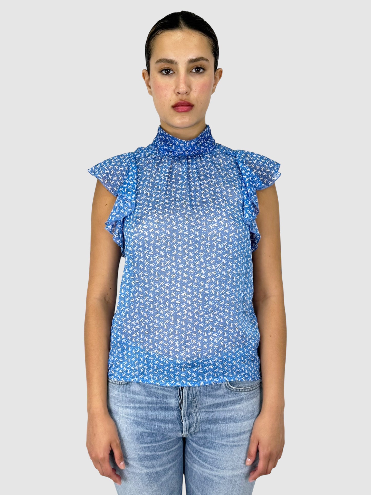 Ruffle Sleeve Top