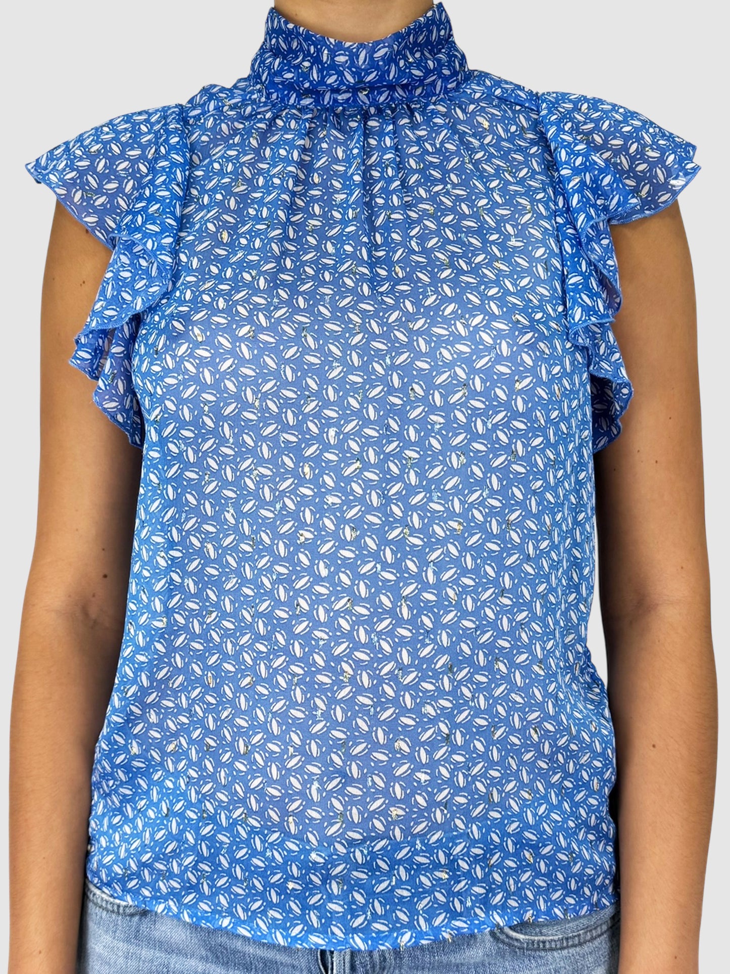 Ruffle Sleeve Top