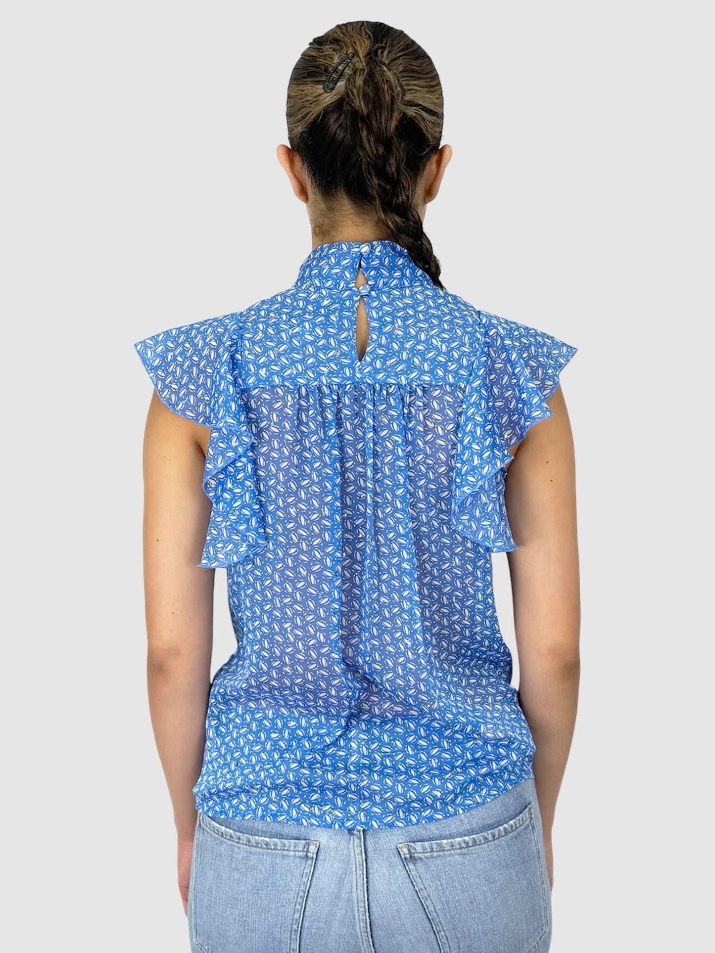 Ruffle Sleeve Top