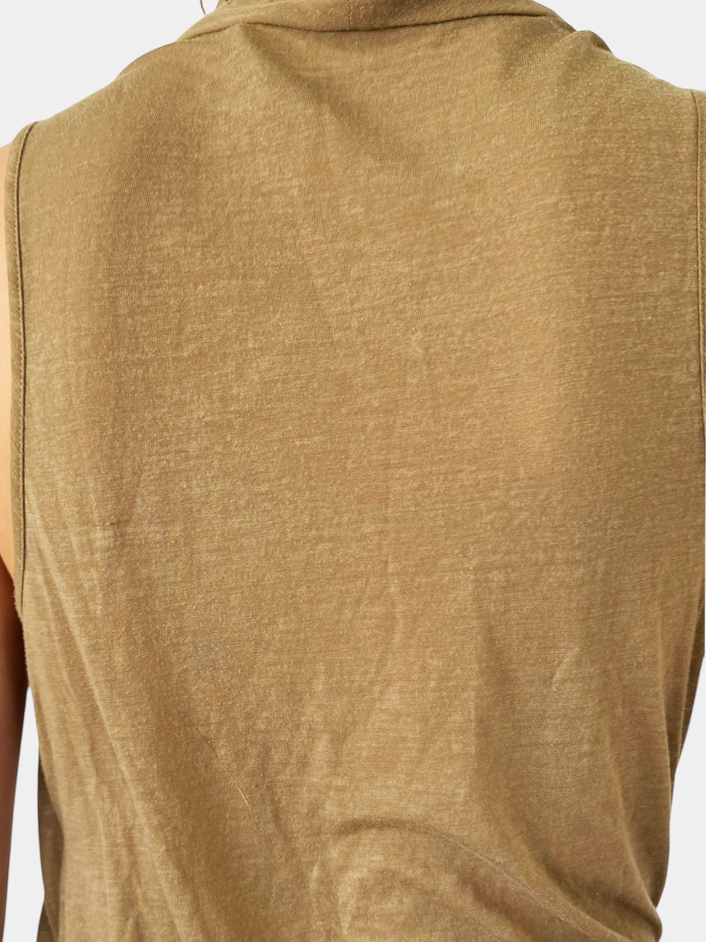 Cowl Neck Sleeveless Top - Size S