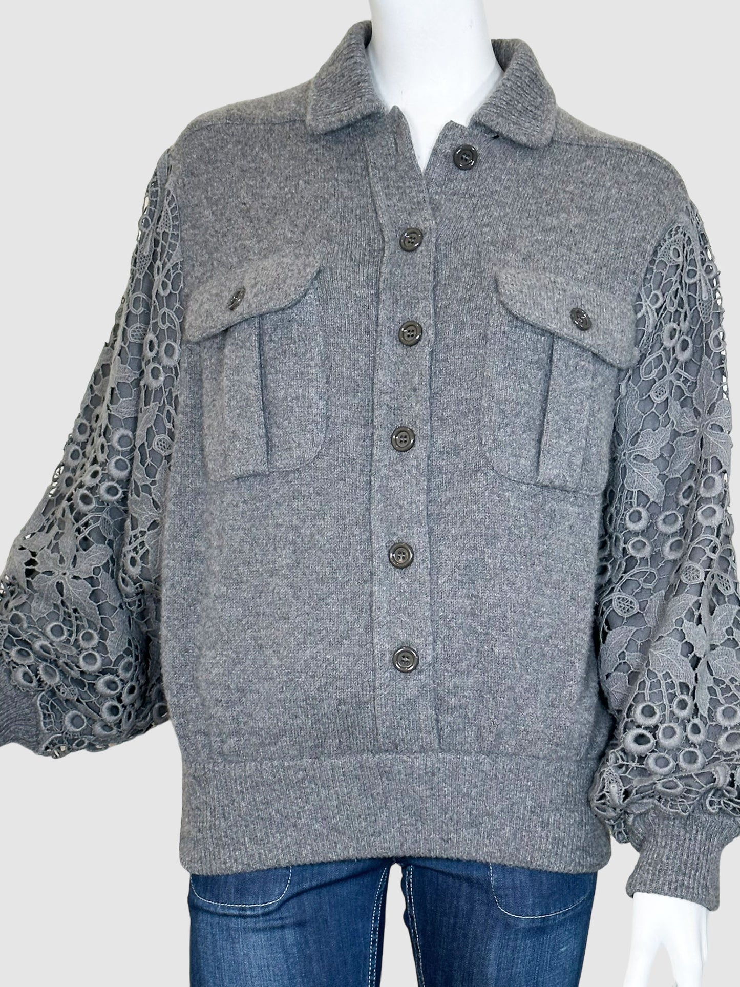 Valentino Button-Up Cardigan - Size M