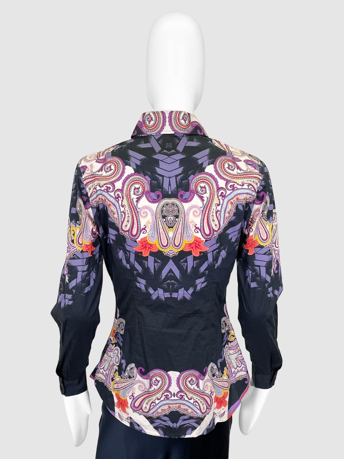 Signature Print Shirt - Size 40