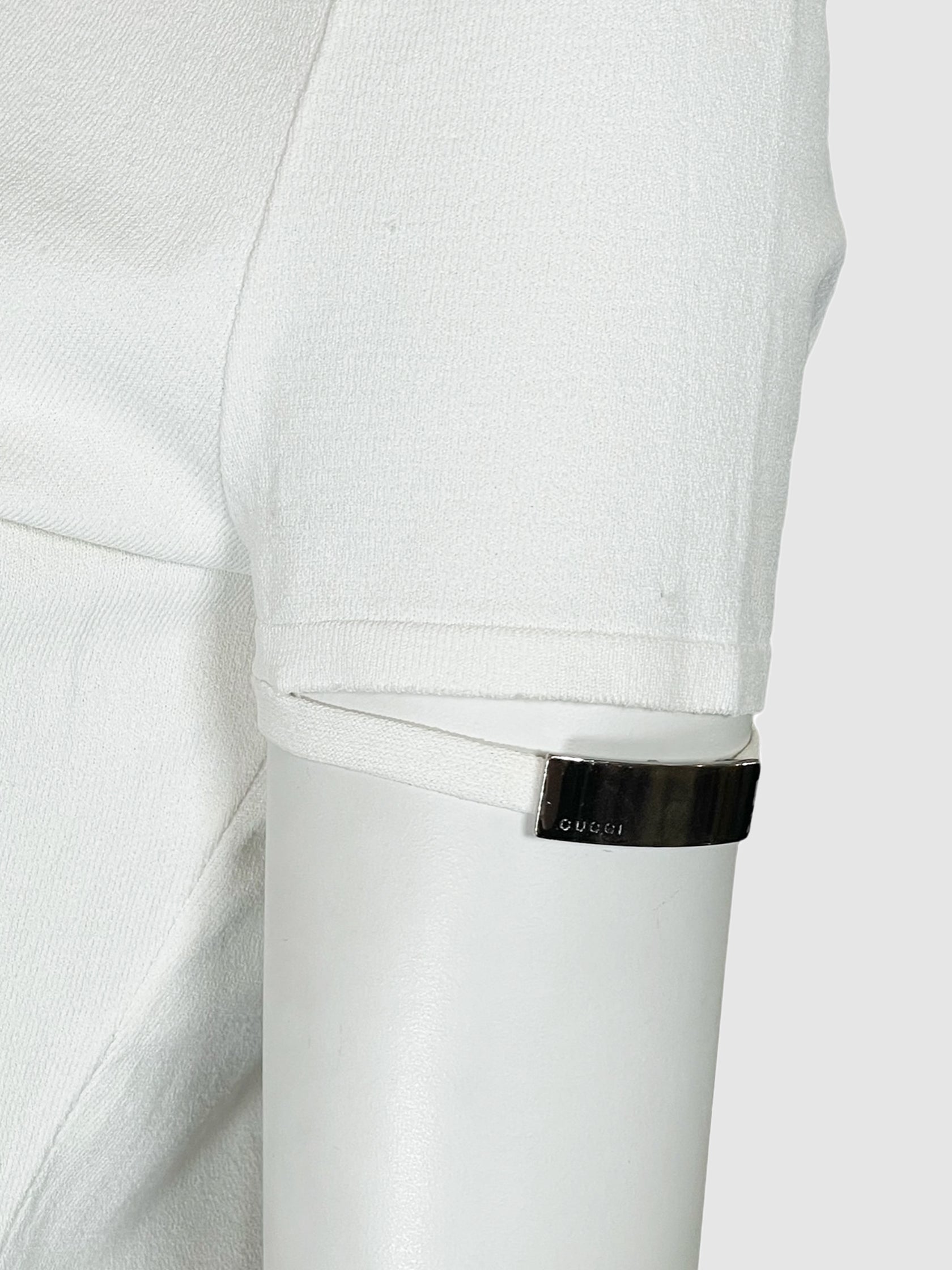 Stretchy Scoop Neck Tee - Size 44