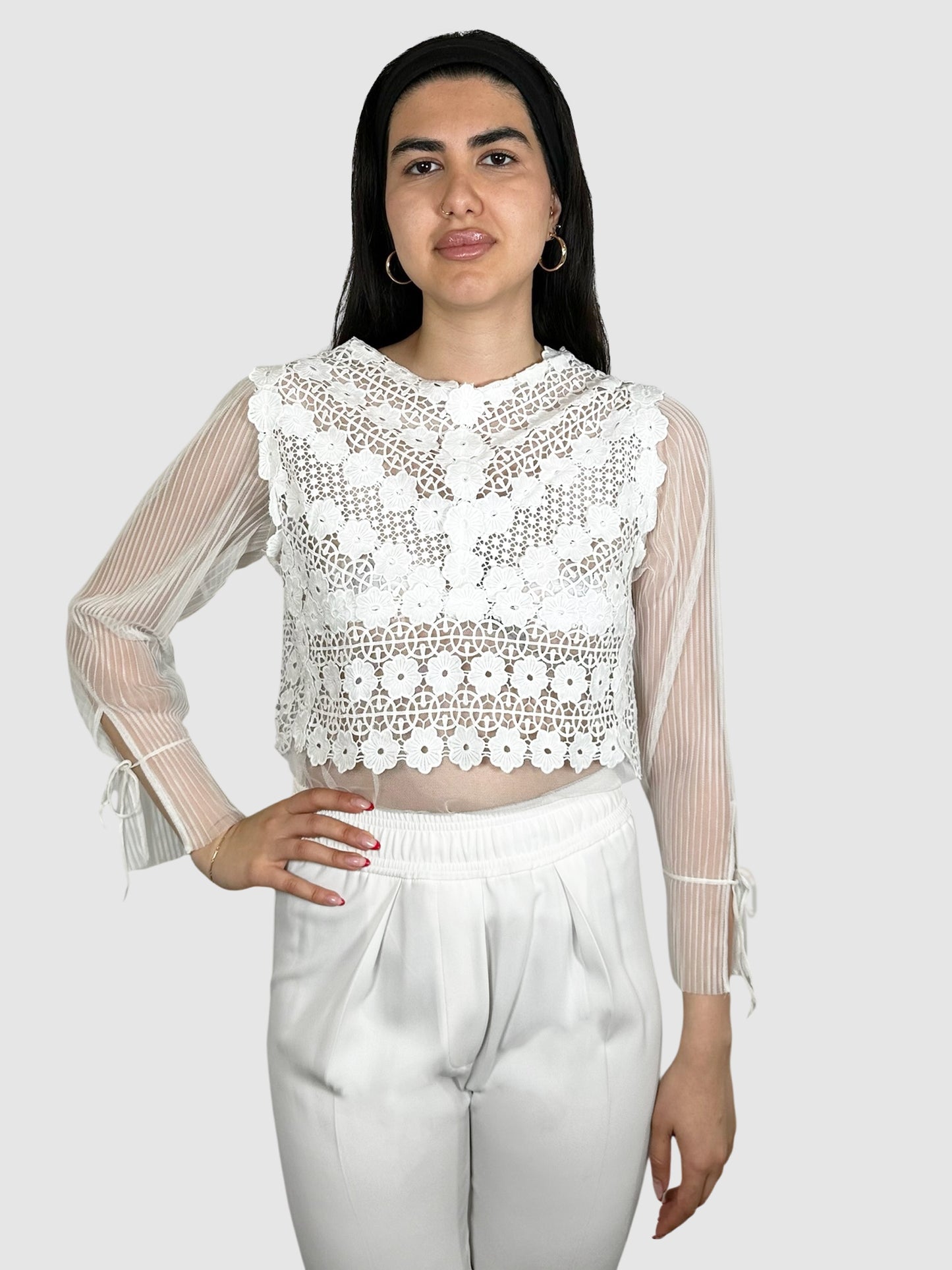 Sheer Lace Top
