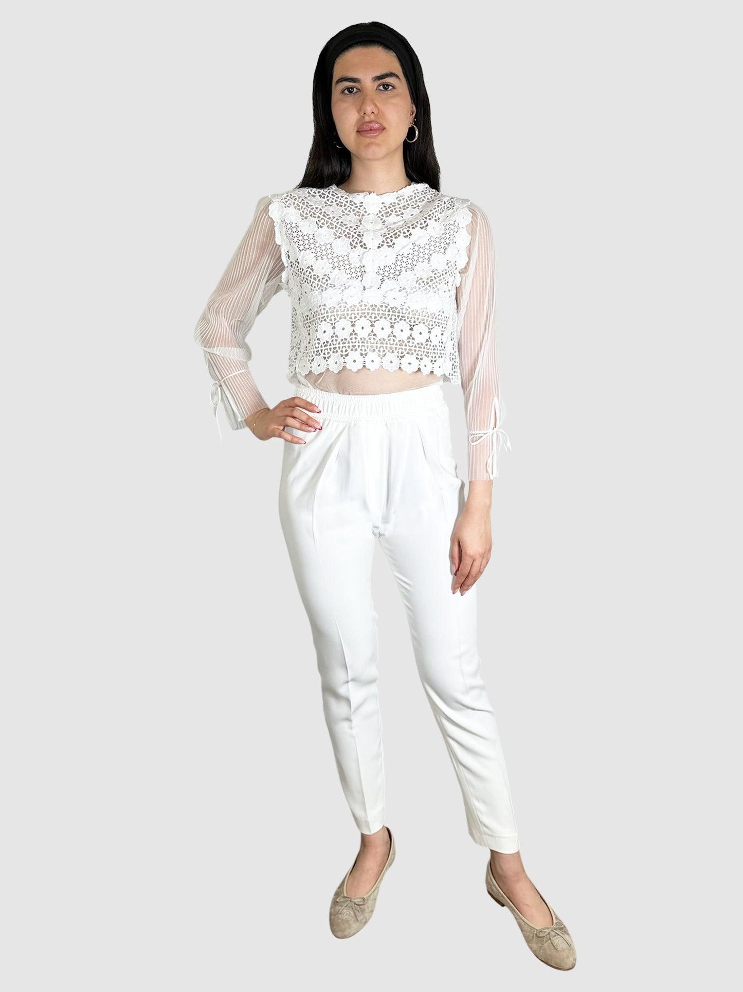 Sheer Lace Top