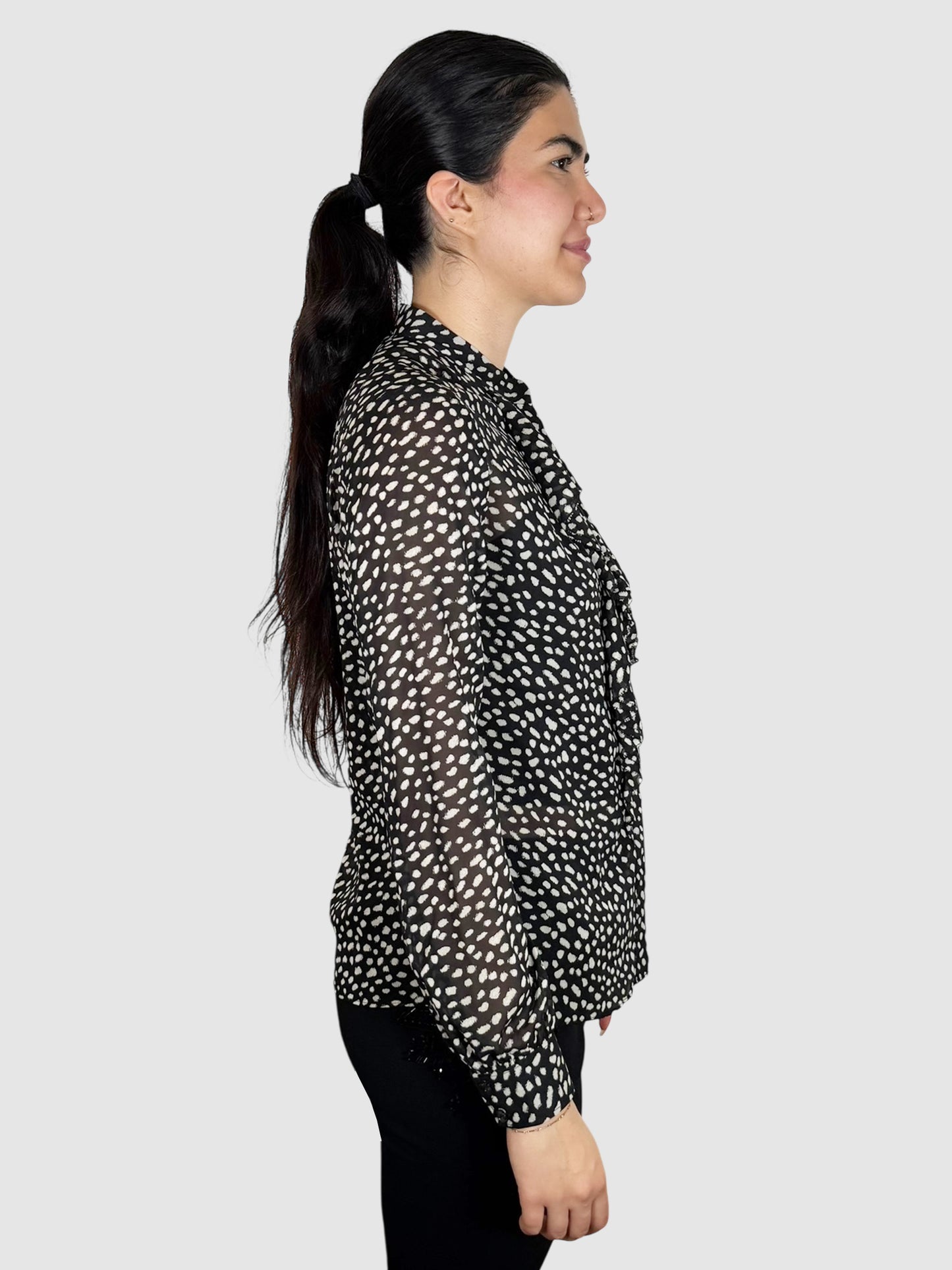 Printed Silk Top