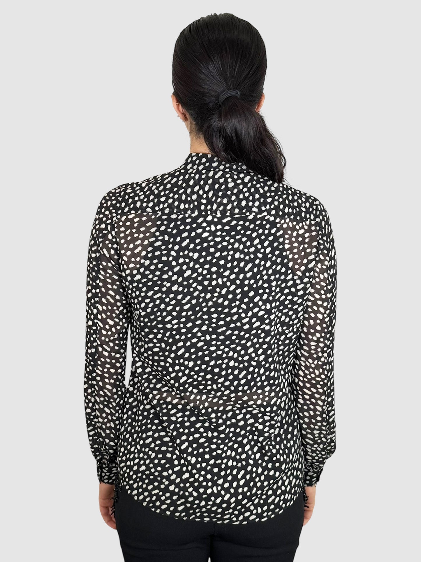 Printed Silk Top