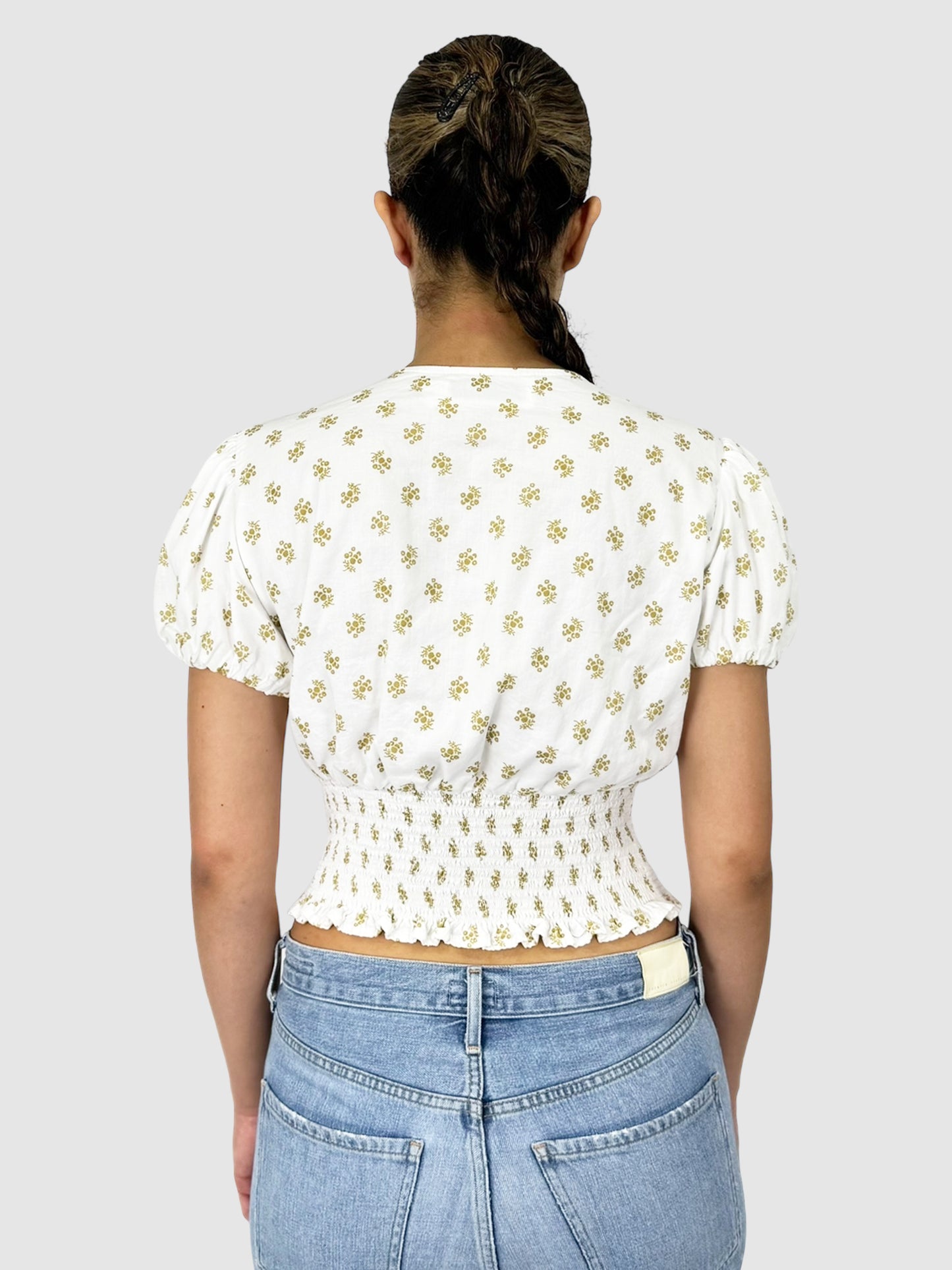 Floral V-Neck Top