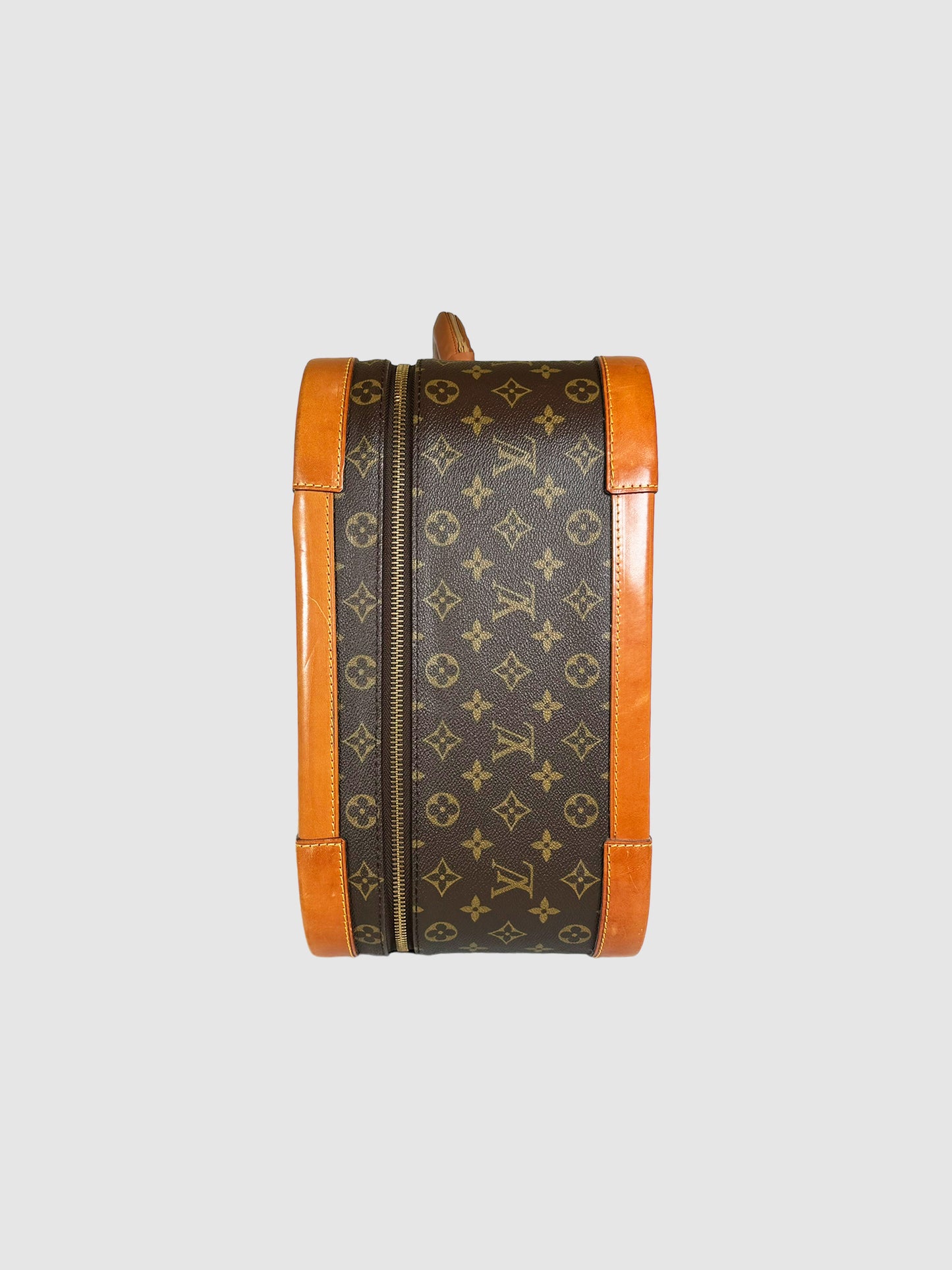 Monogram Leather Suitcase