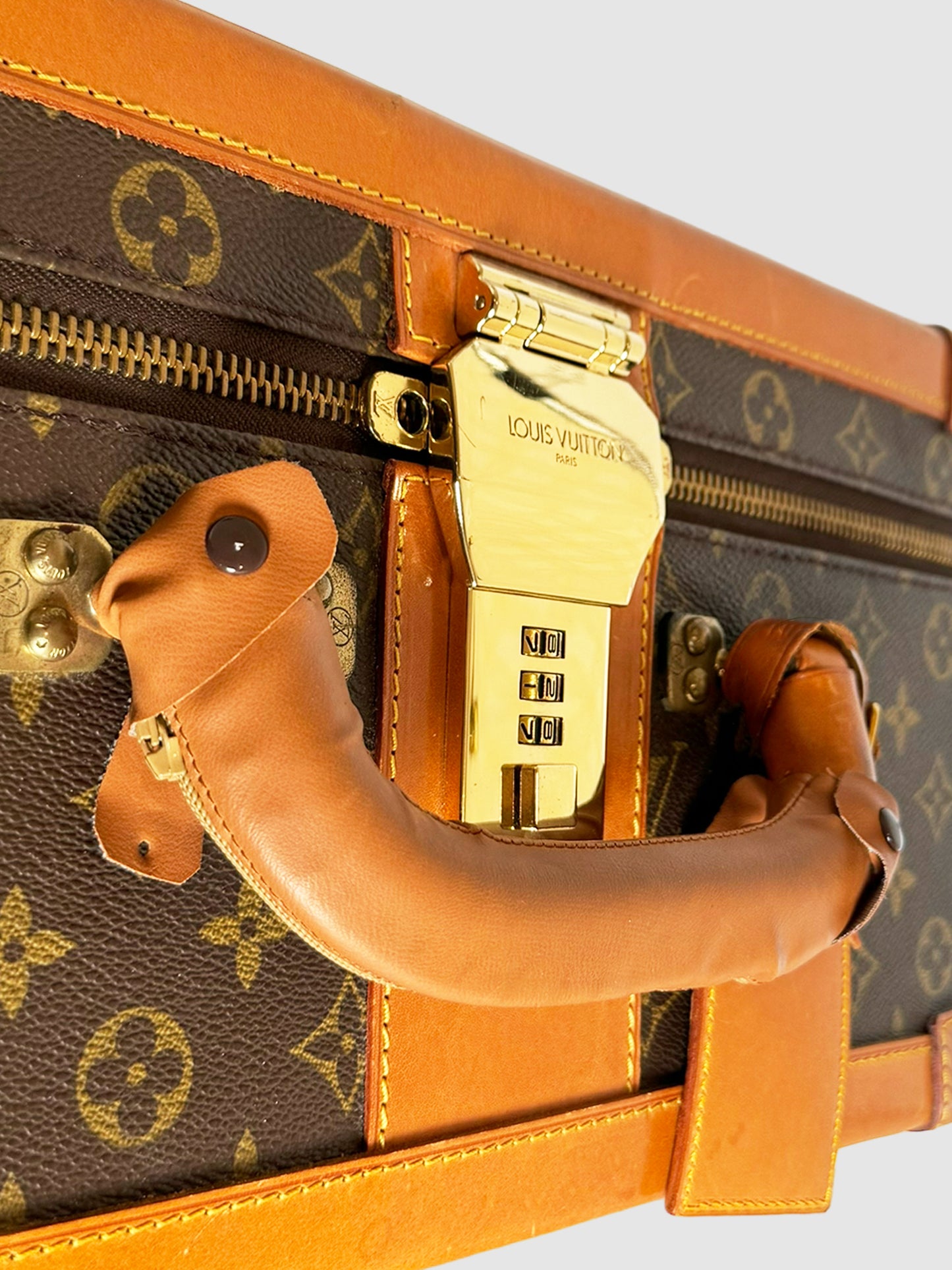 Monogram Leather Suitcase
